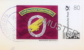Briefmarke Bund Deutscher Fallschirmjäger
