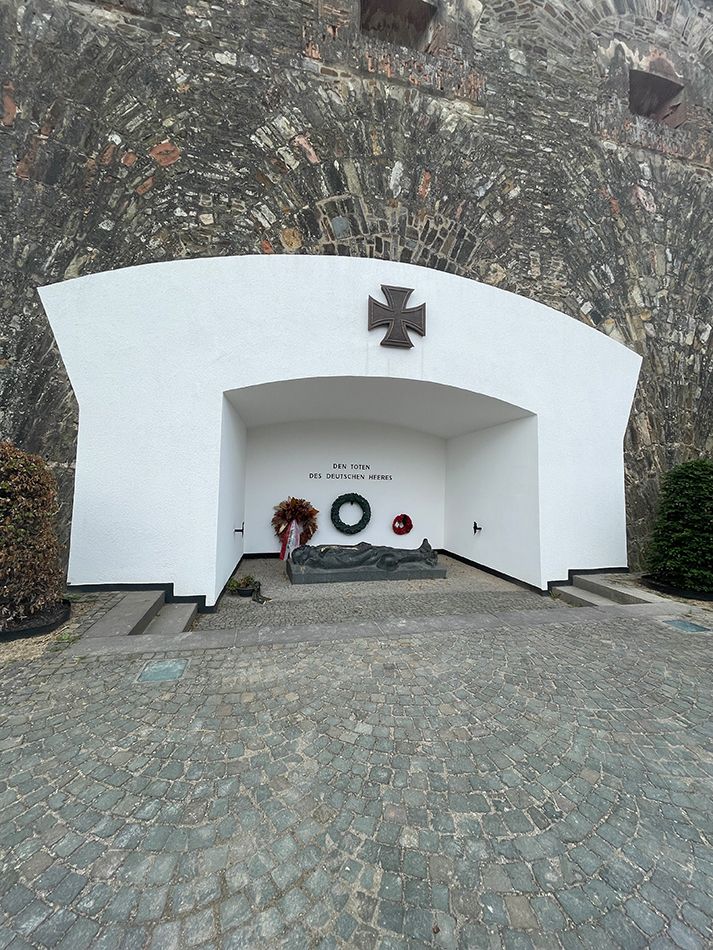 Ehrenmal des Deutschen Heeres, Festung Ehrenbreitstein, Koblenz 2023